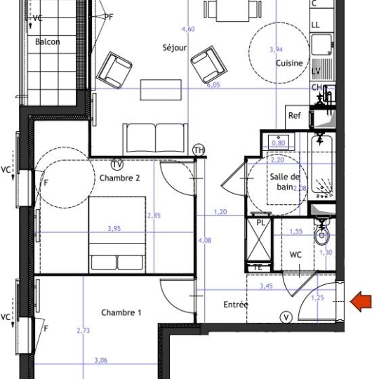  Annonces VILLEJUIF : Appartement | VITRY-SUR-SEINE (94400) | 62 m2 | 346 000 € 