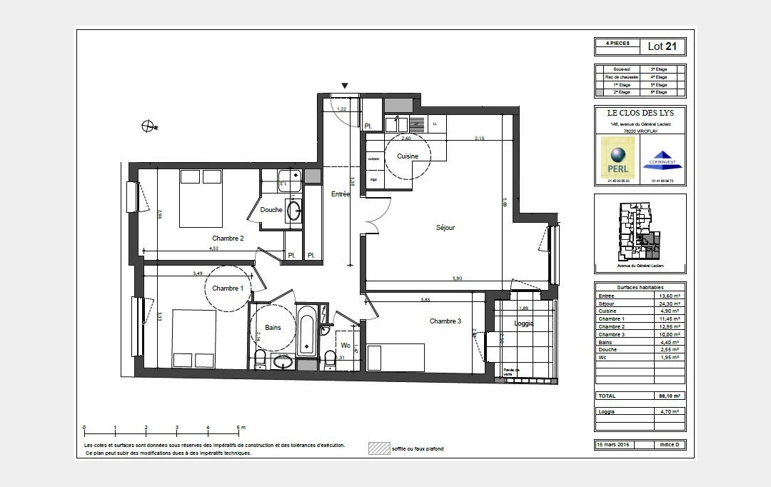 Annonces VILLEJUIF : Appartement | VIROFLAY (78220) | 90 m2 | 432 000 € 