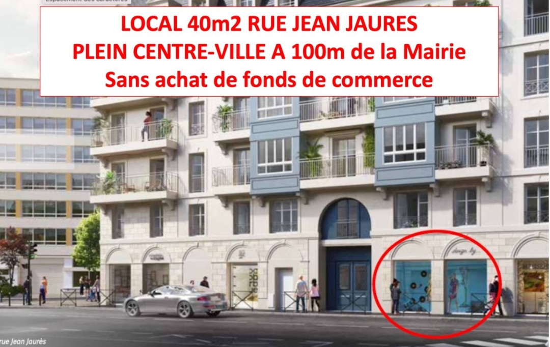 Annonces VILLEJUIF : Local / Bureau | PUTEAUX (92800) | 40 m2 | 2 717 € 