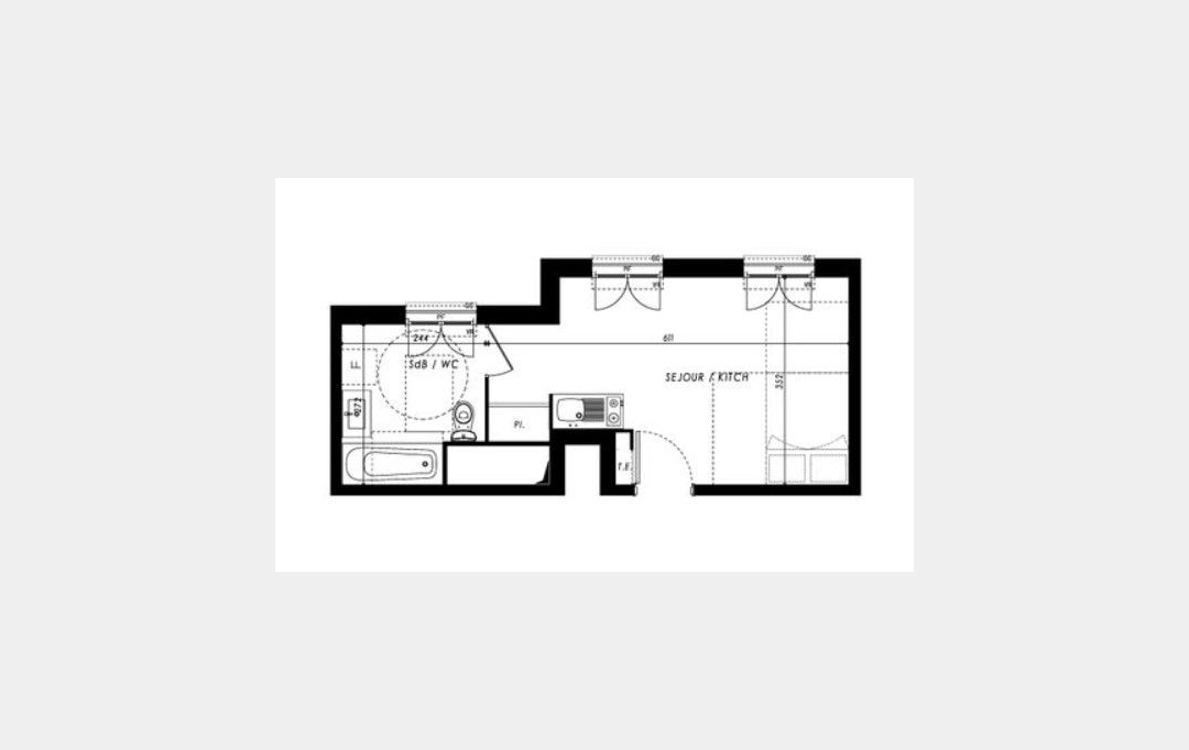 Annonces VILLEJUIF : Appartement | YERRES (91330) | 24 m2 | 155 000 € 